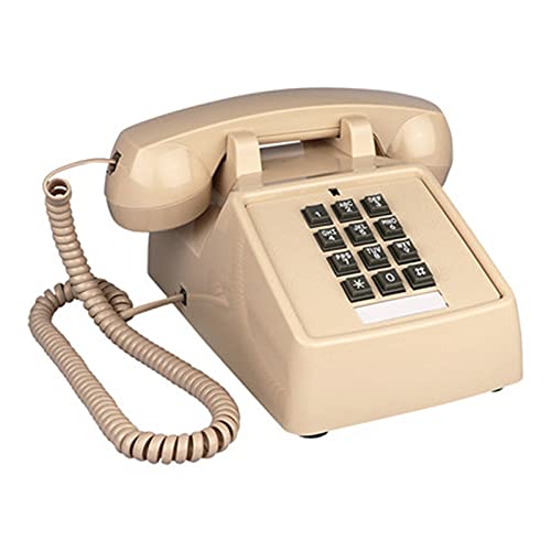 VERDELZ Retro-Telefon Antikes Telefon Wohnkultur, Retro Festnetz-TelefonwahltelefonFür Hotel-Büro-Dekor High-Definition-Anruf Große Tastentelefone Cover