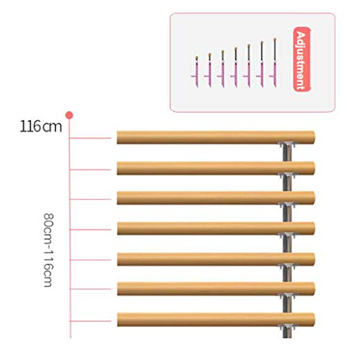 Barre de danse classique murale avec trépied support extensible pour exercices - 6