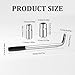 Lyxheth Telescoping Lug Wrench, Tire Wrench, Wheel Nut Remover 1/2 Drive with 17/19mm and 21/23mm Flip Sockets, Carbon Steel Lug Nut Wrenchs Tire Repair Tools for Cars, Vans, Trucks, Caravans