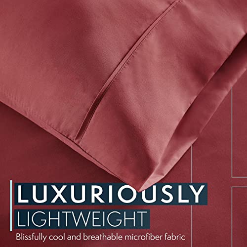 image for HC COLLECTION Pillow Cases - Set of 2 King Size Pillowcases, 20