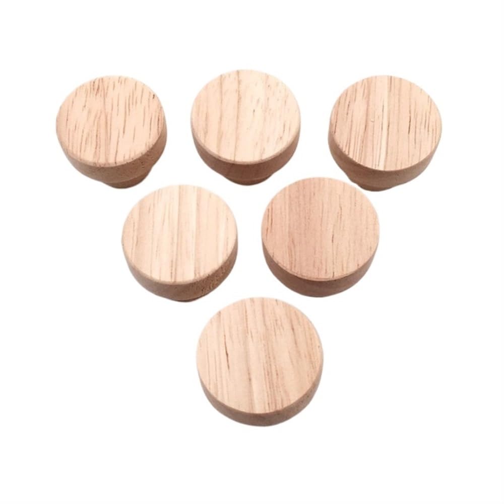 Poignées en chêne lot de 12 boutons de 30 mm pour réparer et relooker