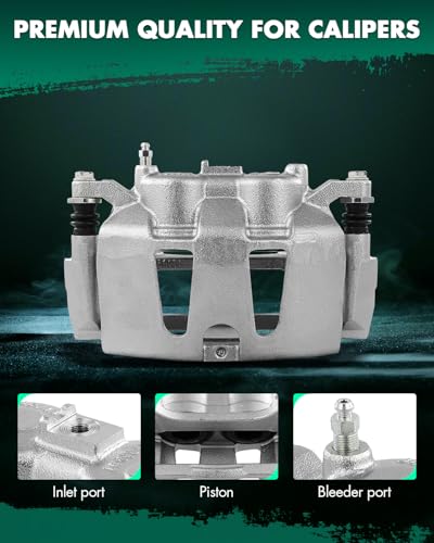 Image of SCITOO 18B5403 Front Right Disc Brake Caliper Assembly w /Bracket for Chrysler for Town & Country,for Dodge for Grand Caravan,for Ram for C /V,for Volkswagen for Routan