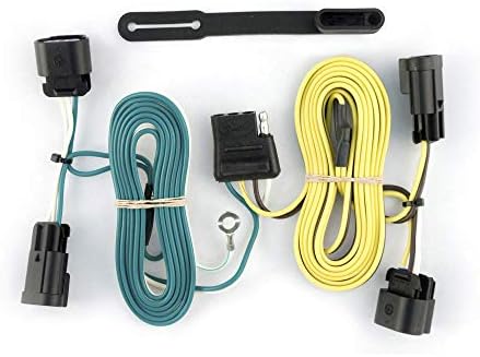 Curt Manufacturing 56027 Vehicle-Side Custom 4-Pin Trailer Wiring Harness, Fits Select Buick Enclave, Chevrolet Malibu, Traverse