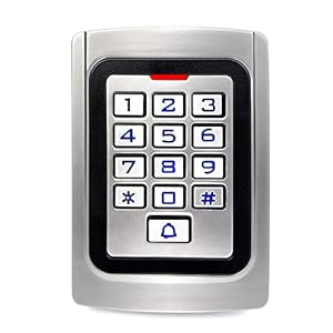 Retekess T-AC04 Garage Keyless Entry Pad,Access Control Keypad,Door Keypad,Wiegand 26 PIN Code RFID Keypad,IP68 Waterproof,2000 Users