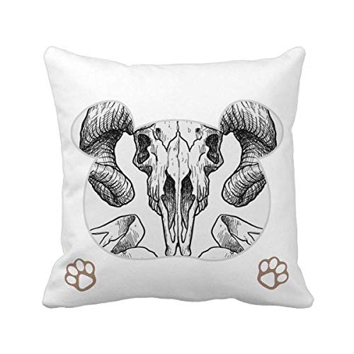 Housse de coussin chèvre lavable pour protéger et relooker un vieux canapé