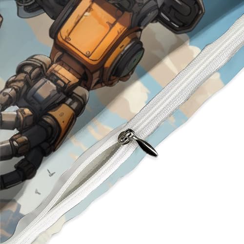 Parure de lit anime mecha 100% microfibre pour éviter la décoloration - 5