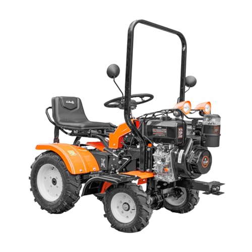 kawapower mini trattore coltivatore 11hp diesel - avviamento elettrico, 4 velocità