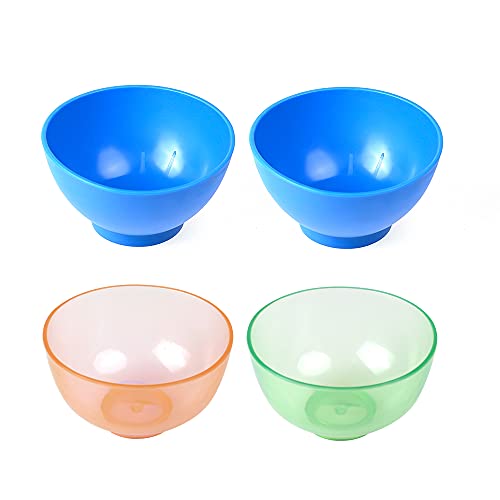 4Pcs Of Colourful Lab Flexible Alginate Rubber Mixing Bowl #TOP4