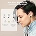 Yawsoy Reusable Ear Plugs, Low-/Mid-Level Noise Reduction Earplugs with Clear Speech for Conversation, Work, Social Gatherings & Noise Sensitivity, 15-18 dB (SNR), 6 Pair Ear Tips in S/M/L, Clear