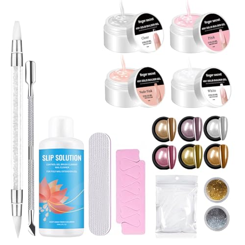 Solid Builder Gel For Nails 3D Nail Sculpting Gel Stable Non-Sticky for Nail Extension Carving DIy Salon Home 60ml