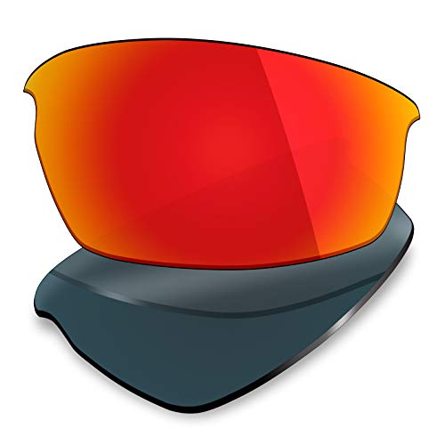 Image of Mryok 4 Pair Polarized Replacement Lenses for Oakley C Wire 2011 Sunglass - Stealth Black /Fire Red /Ice Blue /Silver Titanium