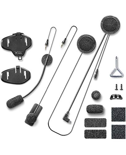 Kit audio stereo, con altoparlante e 2 microfoni.