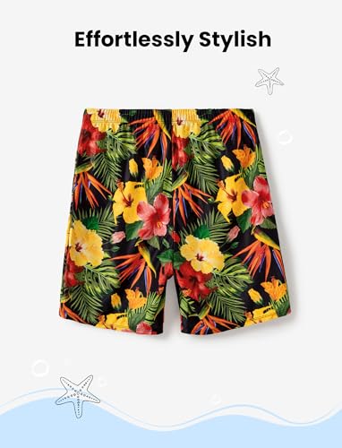 Image of PATPAT Mommy and Me Matching Swimsuit:One Piece V Neck Bathing Suits Leaves Printed Family Swimwear Matching Set