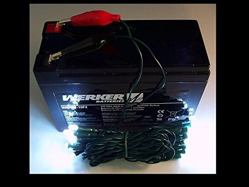 Prestige Glass Art 12 Volt LED Light String - 12 Volt Battery Powered Super Bright LED Lights