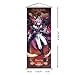 Rainteam Anime Poster Game Hanging Wall Art Artistic Canvas Genshin Character Posters with Rods for Living Room Bedroom Decor(29.5 inch x 11 inch) (Durin)
