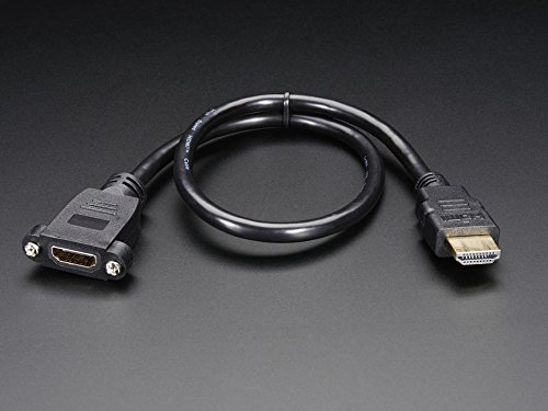 Preisvergleich Produktbild Adafruit Panel mount HDMI Cable - 40 cm [ADA978]