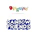 Disguise Blue Costume for Kids, Official Rainbow Friends Costume with Headpiece, Child Size (4-6)