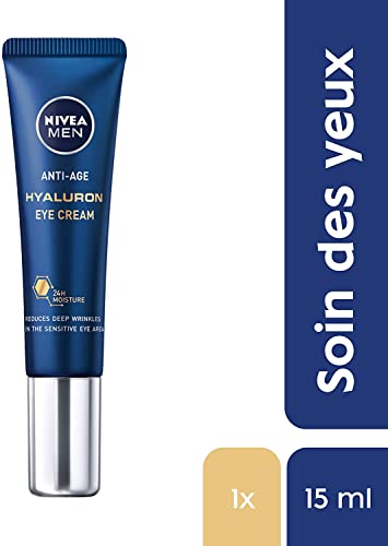 Nivea Active Age Hyaluron Soin Contour Des Yeux Anti Âge Acide Hyaluronique Crème Soin Visage Homme 15 Ml - vue 3