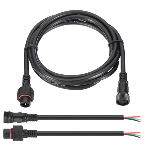 Fil électronique câble d'extension 5 broches 20AWG IP67 pour ruban LED et panneau solaire