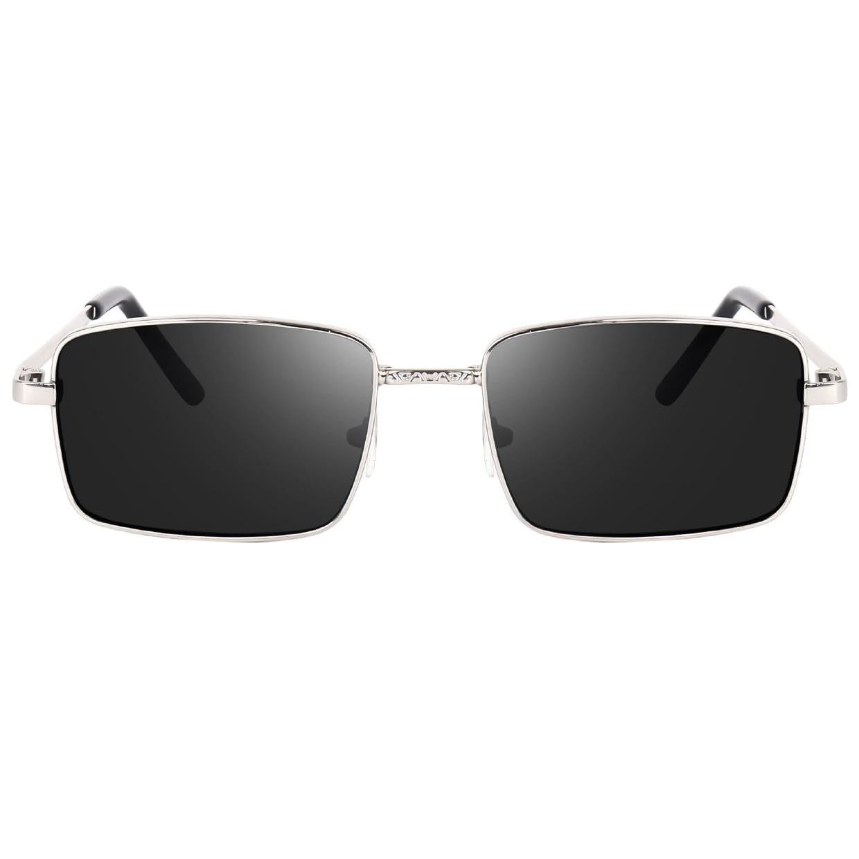 DEXENT COLLECTION Stylish Men’s Rectangular Sunglasses | Metal Frame with Spring Hinges | UV Protection Eyewear for Drivin...