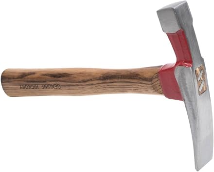 MARSHALLTOWN QLT Brick Hammer, High-Grade Steel Construction with Wood Handle, 11-1/2 Inch Length, 16 oz., Break and Trim Edges of Bricks, Masonry Tools, BH760