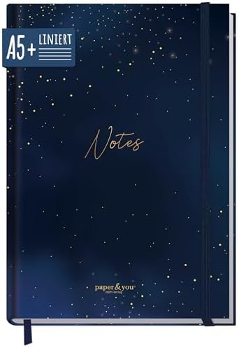 Trendstuff Notizbuch A5 Liniert New Adventures - 124 Seiten Bullet Journal