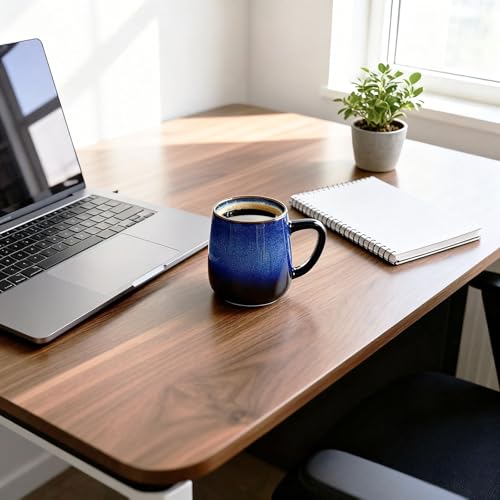Taza de Cerámica Azul 500 ml para Café y Té miniatura 7