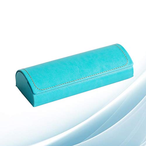 Estojo de óculos de couro da Artibetter para óculos de sol, estojo fino para mulheres e homens (azul