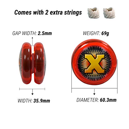 image for Yomega Power Brain XP yoyo - Includes Synchronized Clutch and a Smart 