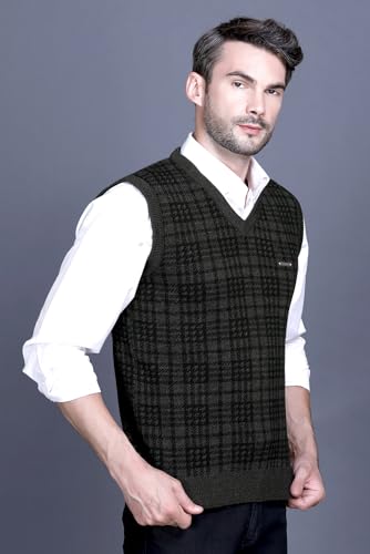 Image of GODFREY Half Sweater for Man Winter Pullover - Sleeveless Men Sweaters