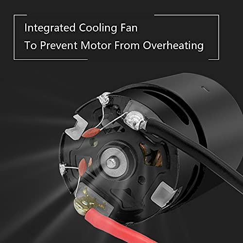 Rc Car Motor 550 12T Brushed Motor For Rc 1/10 Short-Course Truck For Traxxas Slash 2Wd/4Wd Redcat Arrma Vkar 10Sc Hpi Hobao Huanqi 727 Hsp Wltoys Kyosho #TOP4