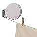 Household Essentials Single Line Retractable Clothesline for Hanging Laundry, 40 Feet, White