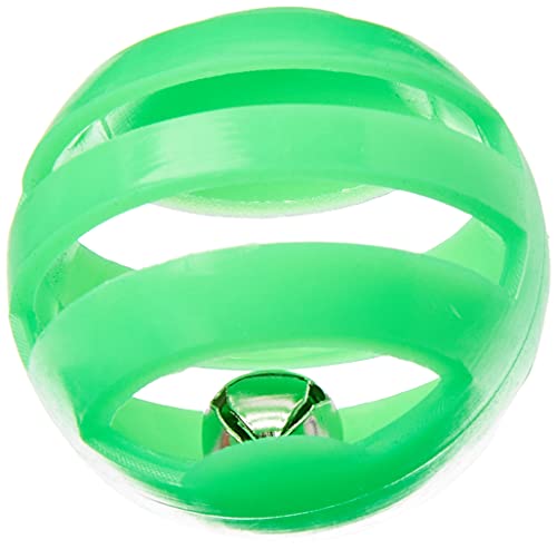 Western Pet PET-107 Brinquedo para Gato Bola Guizo, Amarelo/Vermelha/Roxa/Verde, 4 unidades