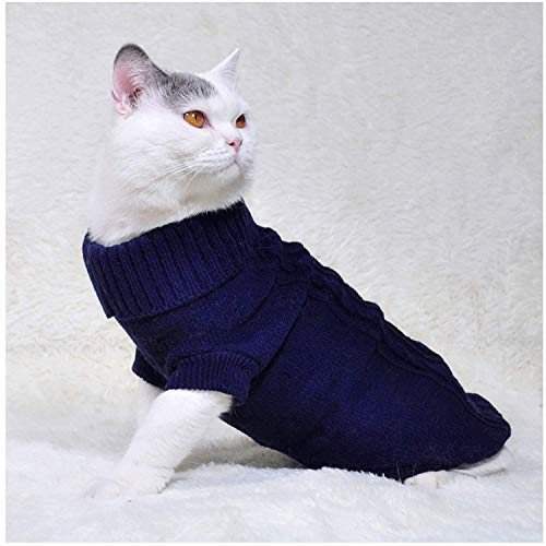 ペット服 セーター 猫服 ドッグウェア ニット 毛糸 猫服セーター 伸縮性あり 春秋服 小中型犬 お出かけお散歩