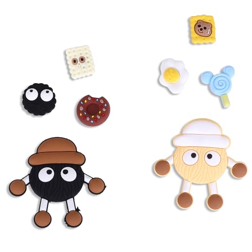 Image of CASSIEY Polyvinyl Chloride Shoe Charms Clog Different Characters Used To Decorate Clogs Shoes For Rounded Holes Charms For Shoes