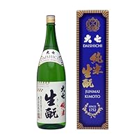 大七 純米 生もと 箱入り 1800ml 瓶