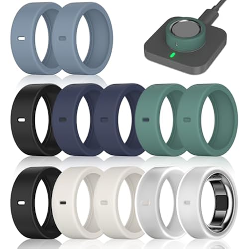 12 Pack Ring Cover Compatible with Oura Ring Gen 4/4 Ceramic/Gen 3