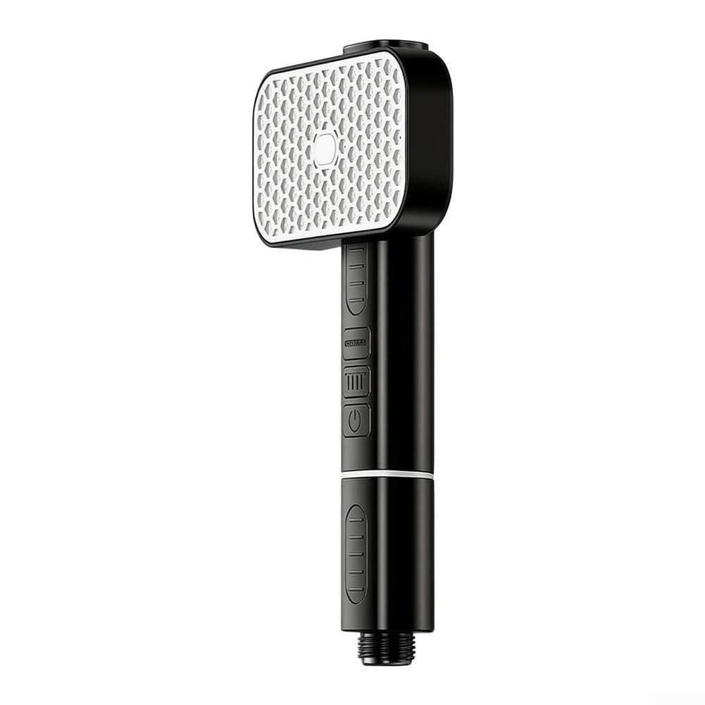 Fauhapyway Cabezal para ducha con para filtro 120mm Antical Silicona Cabezal(silver)