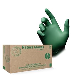 Ampri Nature Gloves Nitril Einweghandschuhe 100 Stück XL