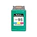 Valuetoner Remanufactured Ink Cartridge Replacement for HP 95 CD886FN C8766WN for Deskjet 460 5740 5940 6520 6620 6830 9800 Officejet 100 150 6200 6301 7210 7310 7408 7410 Printer (Tri-Color, 2 Pack)