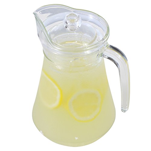 Grande cruche en verre, avec couvercle - 1,3 L Cover