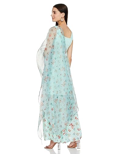 Image of KETCH PolyWomen's Cotton Regular Fit Sleeveless Ethnic Set
