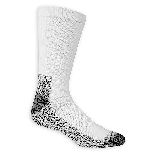 Fruit of the Loom mens Cotton Work Gear Crew Socks | Cushioned, Wicking, Durable | 6 Pack2