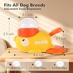 Interactive Dog Toys Food Puzzle Slow Feeder, Cat Treat Dispenser Toy Duck-Shaped Enrichment Toy for Small Medium Dogs and Cats, IQ Training and Exercise Small Animal Bowls - Image 6