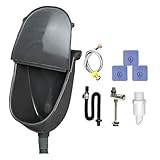 Urinal Zur Wandmontage Mit Deckel, Verstellbarer Spülumsteller Mit Schlauch, Badezimmer Urinal, Für Studentenwohnheim, Fahrzeug, Wohnmobil, Garten, Garage, Badezimmer