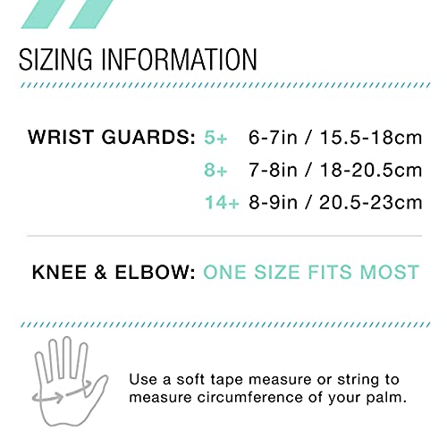 image for 80Six Kidsâ€™ Multi-Sport Pad Set with Wristguards, Elbow Pads, a