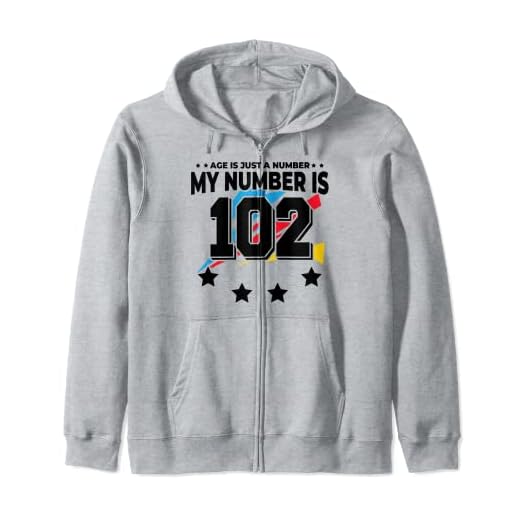 Age Just Number - Deportes de 102 años de edad, divertido cumpleaños número 102 Sudadera con Capucha