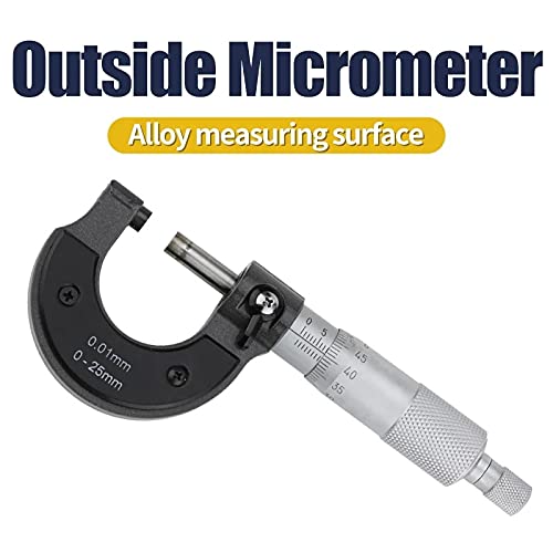 Micrómetro Exterior 0-25mm Carburo Metal JSEIAJB miniatura 3