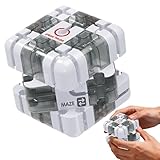 Giocattolo di pensiero multidimensionale: questo innovativo Maze Cube presenta la rotazione 3D insieme alla risoluzione 2D, creando un'esperienza coinvolgente che acuisce l'agilità mentale e incoraggia le abilità di risoluzione dei problemi durante il gioco da solista o il divertimento collaborativo con amici e familiari, ideale per sfide mentali e intrattenimento condiviso che stimola la mente in modo costante.