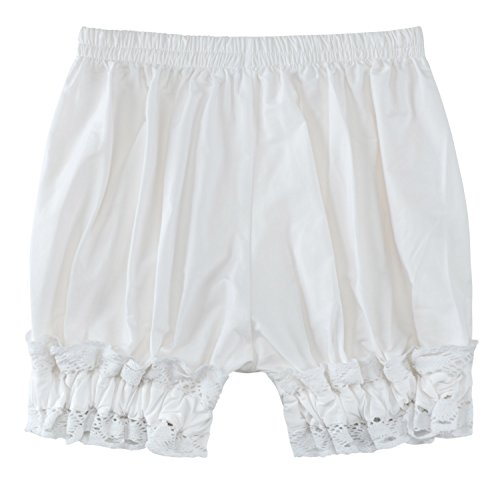Sheface Women's Cotton Lace Hem Lolita Bloomers Pumpkin Pants Shorts